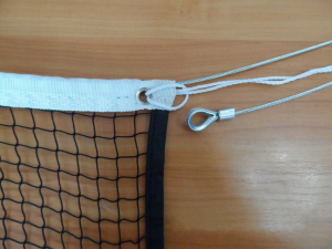 Сетка для бадминтона с тросом (1,5 миллиметра) - fgospostavki.ru - Ейск