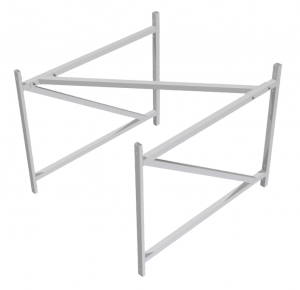 Ферма баскетбольная для щита из оргстекла (1,2х0,9 метра), вынос 1,2 метра - fgospostavki.ru - Ейск