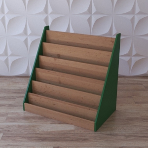 Стеллаж-витрина для книг "Познавательная горка" - fgospostavki.ru - Ейск