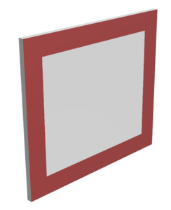 Щит баскетбольный навесной на шведскую стенку (ламинированная фанера), размер 400х450 миллиметров - fgospostavki.ru - Ейск