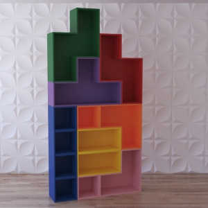 Стеллаж для игрушек "Цветная стройка" - fgospostavki.ru - Ейск