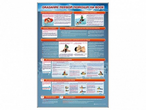 Стенд "Оказание первой помощи на воде" - fgospostavki.ru - Ейск