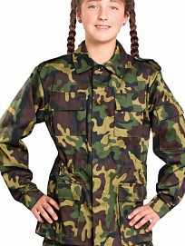 Костюм детский военно-полевой зелёный кмф - fgospostavki.ru - Ейск
