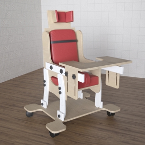 Стул для ребенка с ОВЗ «Новые горизонты» №2 со столешницей красный - fgospostavki.ru - Ейск