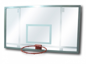 Щит баскетбольный игровой, поликарбонат (1800х1200 миллиметров) - fgospostavki.ru - Ейск