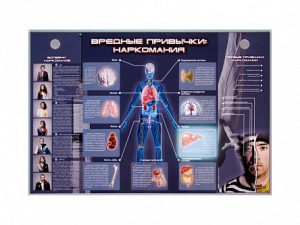 Электрифицированный стенд "Вредные привычки: наркомания" - fgospostavki.ru - Ейск