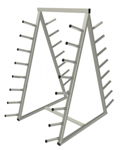 Стойка для бодибаров двусторонняя (32 бодибара) - fgospostavki.ru - Ейск