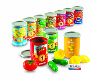 Набор для счета от 1 до 10 "Консервы" - fgospostavki.ru - Ейск