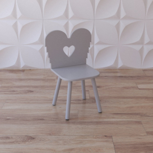 Стул «Ангельское сердечко» белый - fgospostavki.ru - Ейск