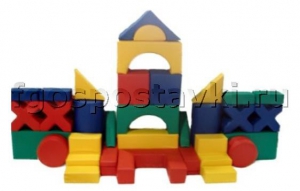 Мягкий модуль-конструктор "Архитектор" (32 элемента) - fgospostavki.ru - Ейск