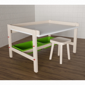 Стол растущий на регулируемых ножках «Снежок №1» - fgospostavki.ru - Ейск