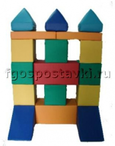 Мягкий модуль-конструктор "Башня" (17 элементов) - fgospostavki.ru - Ейск