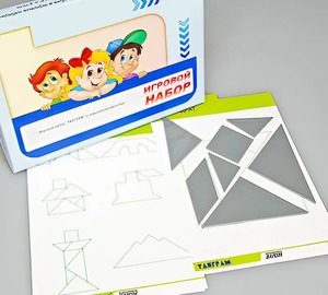 Игровой набор "Танграм" (с комплектом карточек) - fgospostavki.ru - Ейск