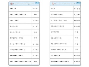 Комплект карточек (10) "Обучающий калейдоскоп. Умножение на 7, 8 и 9" - fgospostavki.ru - Ейск