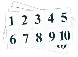 Набор цифр от 1 до 10 (для начальной школы) - fgospostavki.ru - Ейск