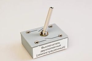 Выключатель двухполюсный (демонстрационный) - fgospostavki.ru - Ейск