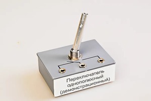 Переключатель однополюсный (демонстрационный) - fgospostavki.ru - Ейск