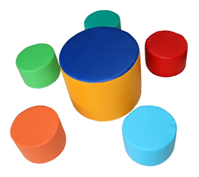 Игровая мебель "Посиделки" (6 банкеток) - fgospostavki.ru - Ейск