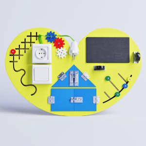 Бизиборд «Большое жёлтое сердце» - fgospostavki.ru - Ейск