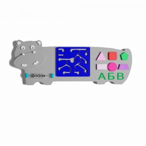 Бизиборд «Волшебный бегемотик» - fgospostavki.ru - Ейск