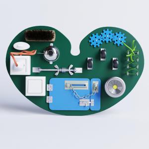 Бизиборд «Зеленое сердце» - fgospostavki.ru - Ейск