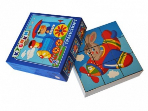 Набор кубиков "Транспорт" - fgospostavki.ru - Ейск