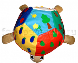 Дидактический чехол к черепахе «Весёлый огород» Д=100 см - fgospostavki.ru - Ейск