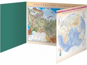 Доска магнитно-маркерная, трехэлементная "Карта мира" (полноцветная) + комплект тематических магнитов - fgospostavki.ru - Ейск