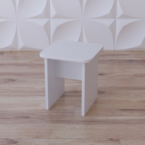 Табурет «Белый кубик» - fgospostavki.ru - Ейск