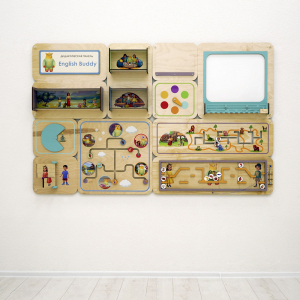 «English Buddy» - Дидактическая настенная панель для кабинета Английского языка - fgospostavki.ru - Ейск