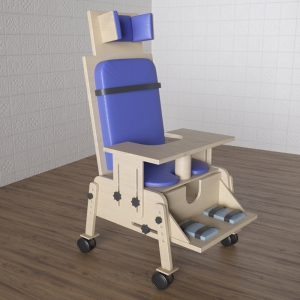 Стул для ребенка с ОВЗ «Новые горизонты» №3 со столешницей фиолетовый - fgospostavki.ru - Ейск