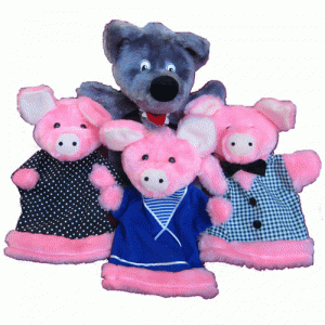 Набор перчаточных кукол "Три поросенка" - fgospostavki.ru - Ейск