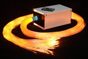 Пучок фибероптических волокон с боковым точечным свечением «Звёздный дождь» 150х2 м в комплекте с источником света - fgospostavki.ru - Ейск