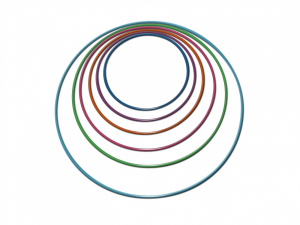 Обруч гимнастический стальной окрашенный утяжеленный (900 миллиметров, 1050 грамм) - fgospostavki.ru - Ейск