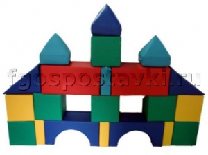 Мягкий модуль-конструктор "Городок" (21 элемент) - fgospostavki.ru - Ейск