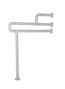 Поручень напольно-настенный с антибактериальным покрытием (белый) - fgospostavki.ru - Ейск