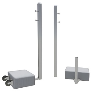 Бадминтонные стойки мобильные (с противовесами, на колесах) - fgospostavki.ru - Ейск