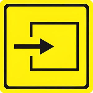 Тактильный знак (вход в помещение) 150х150 - fgospostavki.ru - Ейск