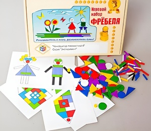Игровой набор Фребеля "Конструктор плоскостной-4" (Серия "Эксперимент") - fgospostavki.ru - Ейск