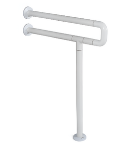 Поручень напольно-настенный с антибактериальным покрытием (белый) - fgospostavki.ru - Ейск