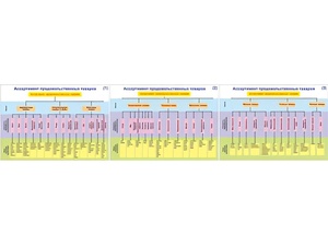 Плакаты ПРОФТЕХ "Ассортимент продовольственных товаров" (3 пл, винил, 70х100) - fgospostavki.ru - Ейск