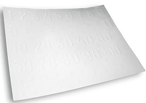 Пособие для слабовидящих детей - Сигнальные карточки по математике - fgospostavki.ru - Ейск