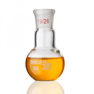 Колба плоскодонная со шлифом 50 мл. - fgospostavki.ru - Ейск