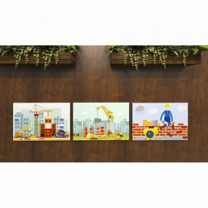 Комплект настенных панелей «Стройка» - fgospostavki.ru - Ейск