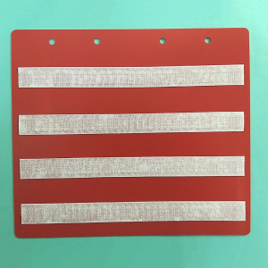 Красный лист-вкладыш в папку ПЕКС БОЛЬШАЯ  для карточек 4*4 см - fgospostavki.ru - Ейск