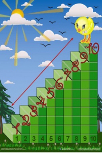 Интерактивная таблица на магнитах "Лесенка для счета" - fgospostavki.ru - Ейск