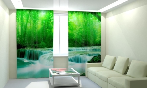 Комплект светонепроницаемых штор "Быстрая река" - fgospostavki.ru - Ейск