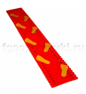 Дорожка массажная со следами (8 следов) в чехле из кожи - fgospostavki.ru - Ейск