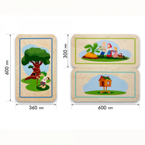 Набор стеновых панелей «Мир сказки - У Лукоморья» - fgospostavki.ru - Ейск