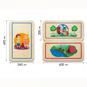 Набор стеновых панелей «Мои увлечения - Любимые занятия» - fgospostavki.ru - Ейск